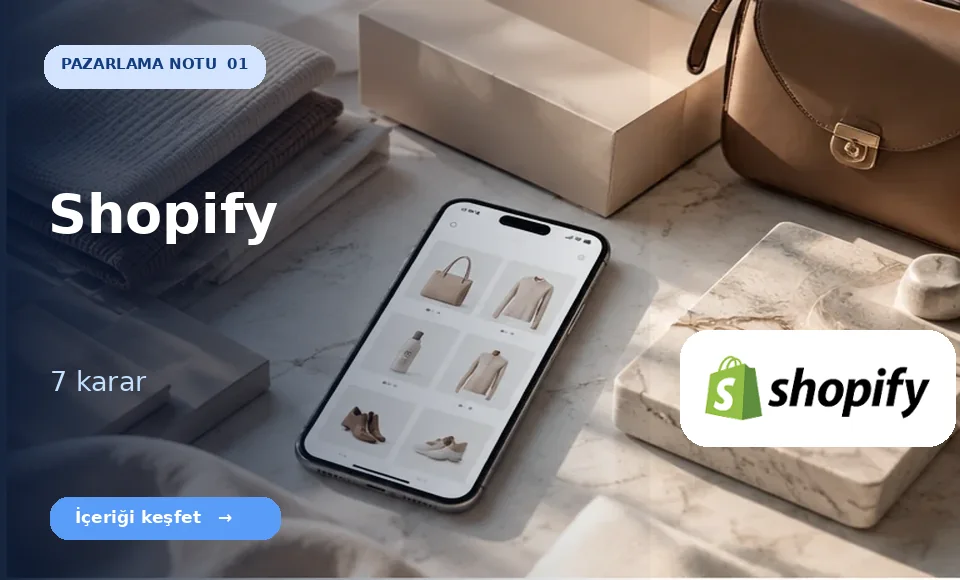 Shopify Mağazan Var Ama Satış Yoksa Sorun Nerede?